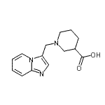 CAS 登录号：904814-80-8， 1-(咪唑并[1,2-a]吡啶-3-基甲基)-3-哌啶羧酸