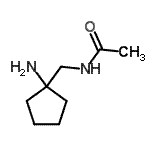 CAS 登录号：904815-32-3， N-[(1-氨基环戊基)甲基]乙酰胺