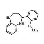 CAS 登录号：904815-69-6， 2-(2-甲氧基苯基)-2,3,4,5-四氢-1H-1,5-苯并二氮杂卓