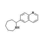 CAS 登录号：904816-03-1， 6-(2-氮杂环庚基)喹啉