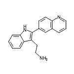 CAS 登录号：904816-15-5， 2-[2-(6-喹啉基)-1H-吲哚-3-基]乙胺