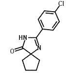 CAS 登录号：904816-22-4， 2-(4-氯苯基)-1,3-二氮杂螺[4.4]壬-1-烯-4-酮