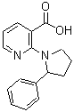 CAS#: 904816-69-9, 2-(2-Phenyl-1-pyrrolidinyl)nicotinic acid