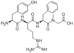 CAS 登录号：90549-86-3， L-酪氨酰-D-精氨酰-L-苯丙氨酰-N-甲基-甘氨酸