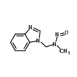 CAS 登录号：90558-62-6， 1-(1H-苯并咪唑-1-基)-N-甲基-N-亚硝基甲胺