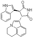 CAS 登录号：905854-03-7， (3S,4S)-3-(5,6-二氢-4H-吡咯并[3,2,1-Ij]喹啉-1-基)-4-(1H-吲哚-3-基)-2,5-吡咯烷二酮