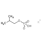 CAS 登录号：90605-13-3， 钾异丁基氢磷酸酯