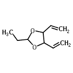 CAS 登录号：90611-71-5， 2-乙基-4,5-二乙烯基-1,3-二氧戊环