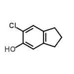 CAS 登录号：90649-73-3， 6-氯-5-茚满醇