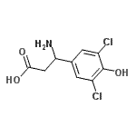 CAS 登录号：90650-28-5， 3-氨基-3-(3,5-二氯-4-羟基-苯基)丙酸