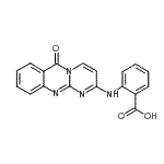 CAS 登录号：90666-72-1， 2-[(6-氧代-6H-嘧啶并[2,1-b]喹唑啉-2-基)氨基]苯甲酸
