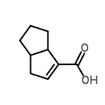 CAS 登录号：90673-63-5， 3,3a,4,5,6,6a-六氢-1-并环戊二烯羧酸