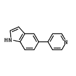 CAS 登录号：90679-35-9， 5-(4-吡啶基)-1H-吲哚