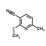 CAS 登录号：90716-15-7， 6-甲基-2-(甲硫基)烟腈