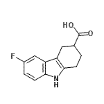 CAS 登录号：907211-31-8， 6-氟-2,3,4,9-四氢-1H-咔唑-3-羧酸