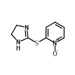 CAS 登录号：90764-93-5， 2-(4,5-二氢-1H-咪唑-2-基硫基)吡啶1-氧化物