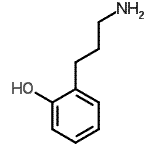 CAS 登录号：90765-59-6， 2-(3-氨基丙基)苯酚