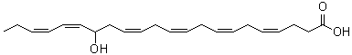 CAS 登录号:90780-51-1, (4Z,7Z,10Z,13Z,17Z,19Z)-16-羟基-4,7,10,13,17,19-二十二碳六烯酸