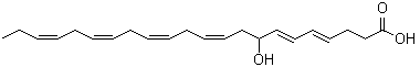 CAS 登录号:90780-54-4, (4E,6E,10Z,13Z,16Z,19Z)-8-羟基-4,6,10,13,16,19-二十二碳六烯酸