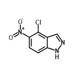 CAS 登录号：907958-42-3， 4-氯-5-硝基-1H-吲唑