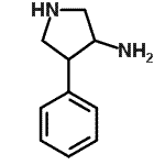 CAS 登录号：90872-78-9， 4-苯基-3-吡咯烷胺
