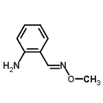CAS 登录号：90878-20-9， 2-[(E)-(甲氧基亚胺)甲基]苯胺