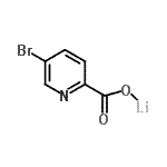CAS 登录号：909711-99-5， 锂5-溴-2-吡啶羧酸酯
