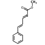 CAS 登录号：909781-37-9， 甲基[(1E,2E)-3-苯基-2-丙烯-1-亚基]氨基甲酸酯