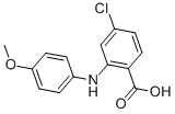 CAS#: 91-38-3, 4-Chloro-2-(4-methoxy-phenylamino)benzoic acid