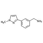CAS 登录号：910037-10-4， 1-[3-(1-甲基-1H-吡唑-3-基)苯基]甲胺