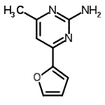 CAS 登录号：91004-63-6， 4-(2-呋喃基)-6-甲基-2-嘧啶胺