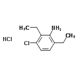 CAS 登录号：910333-93-6， 3-氯-2,6-二乙基苯胺盐酸盐(1:1)