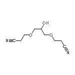 CAS 登录号：91054-94-3， 3,3'-[(2-羟基-1,3-丙烷二基)二(氧基)]二丙腈