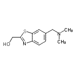 CAS 登录号：91102-12-4， {6-[(二甲基氨基)甲基]-1,3-苯并噻唑-2-基}甲醇