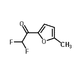 CAS 登录号：911193-25-4， 2,2-二氟-1-(5-甲基-2-呋喃基)乙酮