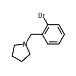 CAS 登录号：91130-46-0， 1-(2-溴苄基)吡咯烷