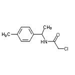 CAS 登录号：91131-04-3， 2-氯-N-[1-(4-甲基苯基)乙基]乙酰胺