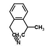 CAS 登录号：91131-80-5， (2-异丙基苯基)乙腈