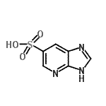 CAS 登录号：91160-06-4， 1H-咪唑并[4,5-b]吡啶-6-磺酸
