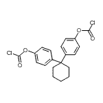 CAS 登录号:91174-67-3, 1,1-环己烷二基二-4,1-亚苯基二碳酰氯