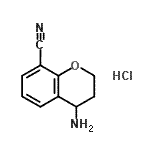 CAS 登录号：911824-58-3， 4-氨基-8-色满甲腈盐酸盐(1:1)