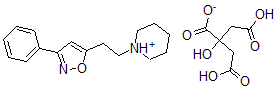 CAS#: 912-12-9, 3-Phenyl-5-(2-piperidinoethyl)isoxazole citrate