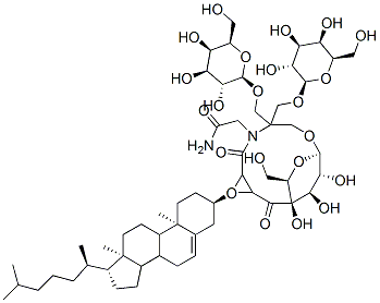 CAS 登录号：91202-79-8， N-(三((beta-吡喃半乳糖基氧基)甲基)甲基)-N(alpha)-(4-(5-胆甾烯-3beta-氧基)丁二酰基)甘氨酰胺