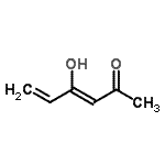CAS 登录号：91227-00-8， (3Z)-4-羟基-3,5-己二烯-2-酮