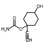 CAS 登录号：91240-25-4， 1-乙炔基-4-羟基环己基氨基甲酸酯