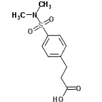 CAS 登录号：91248-47-4， 3-[4-(二甲基氨基磺酰基)苯基]丙酸