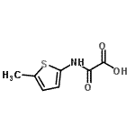 CAS 登录号：912537-38-3， [(5-甲基-2-噻吩基)氨基](氧代)乙酸
