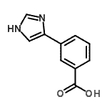 CAS 登录号：912569-71-2， 3-(1H-咪唑-4-基)苯甲酸