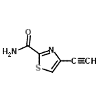 CAS 登录号：912639-92-0， 4-乙炔基-1,3-噻唑-2-甲酰胺
