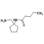 CAS 登录号：912763-48-5， N-[1-(氨基甲基)环戊基]戊酰胺